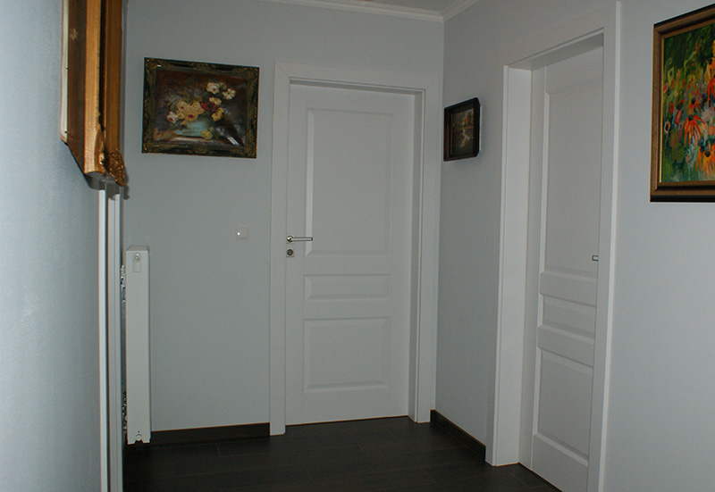 Drzwi lakierowane DRE, dom w Brzesku.