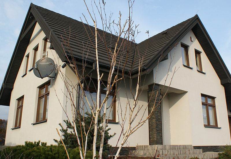 Okna PCV - dom w Brzesku