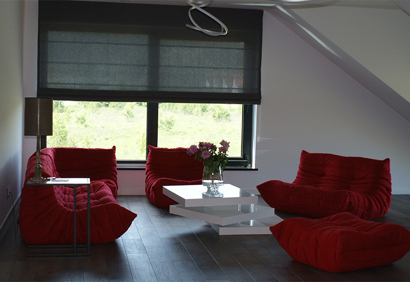 Roleta rzymska, dom okolice Krakowa