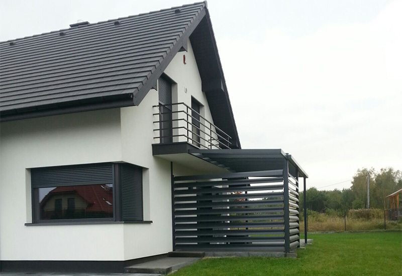 Żaluzja Sunbreaker Selt, dom w Brzesku