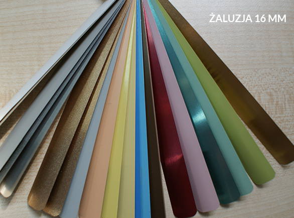 Wzorniki żaluzji aluminiowych