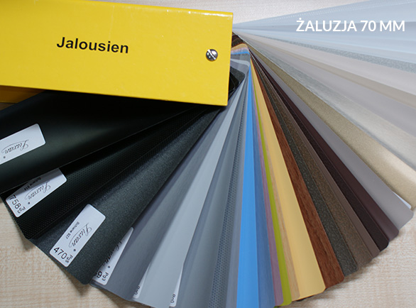 Wzorniki żaluzji aluminiowych